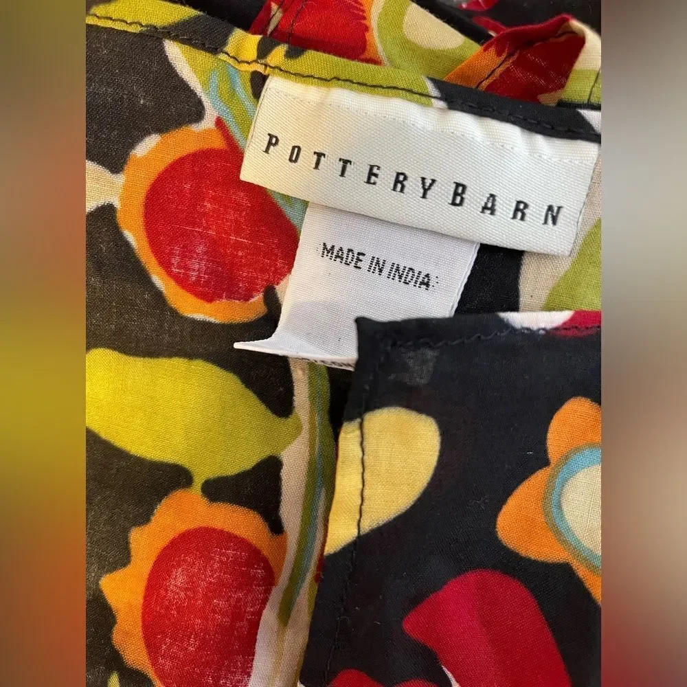 NWT Pottery Barn Sarong With Carrier Bag Floral OS